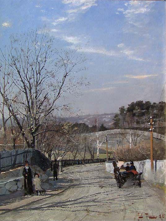 Aus der Umgebung von Kristiania – Frits Thaulow
