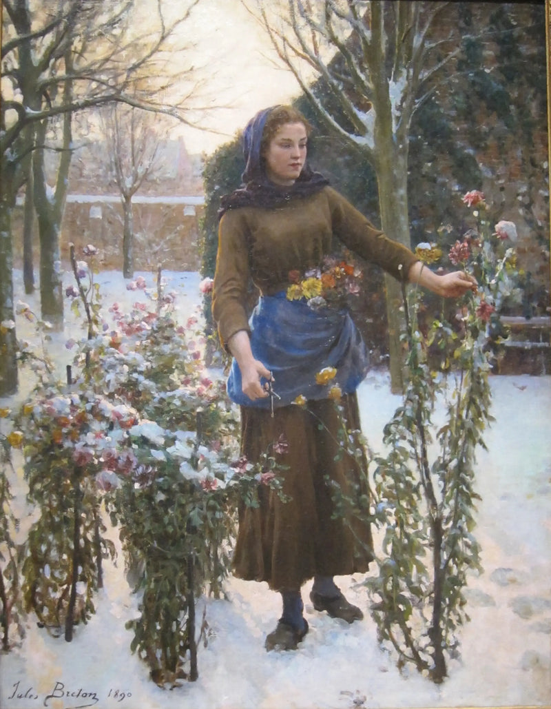 Letzte Blumen - Jules Breton