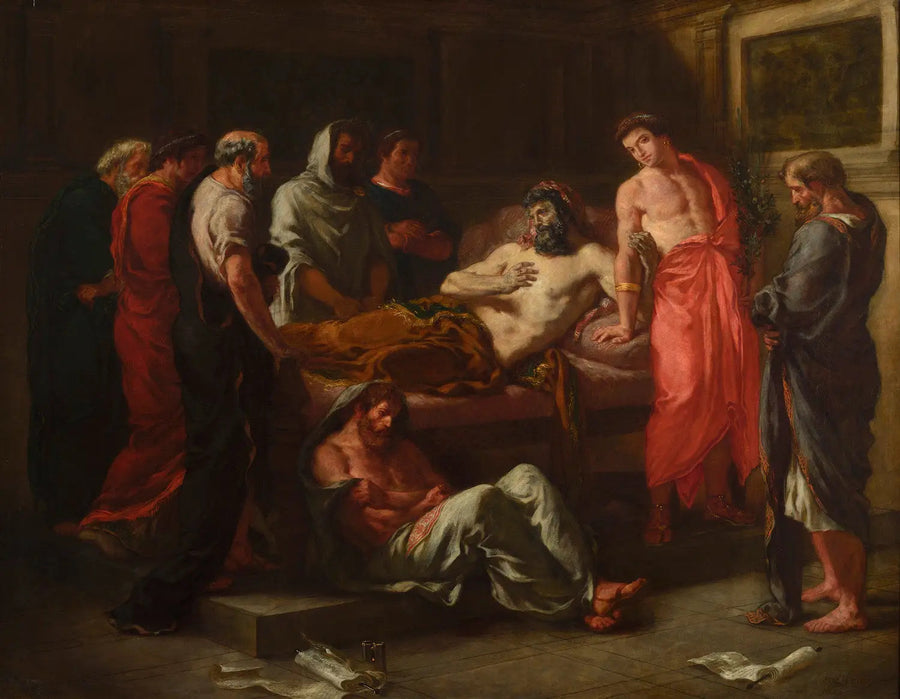 Letzte Worte des Kaisers Mark Aurel - Eugène Delacroix