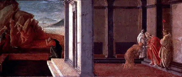 Die letzten Augenblicke der heiligen Maria Magdalena - Sandro Botticelli
