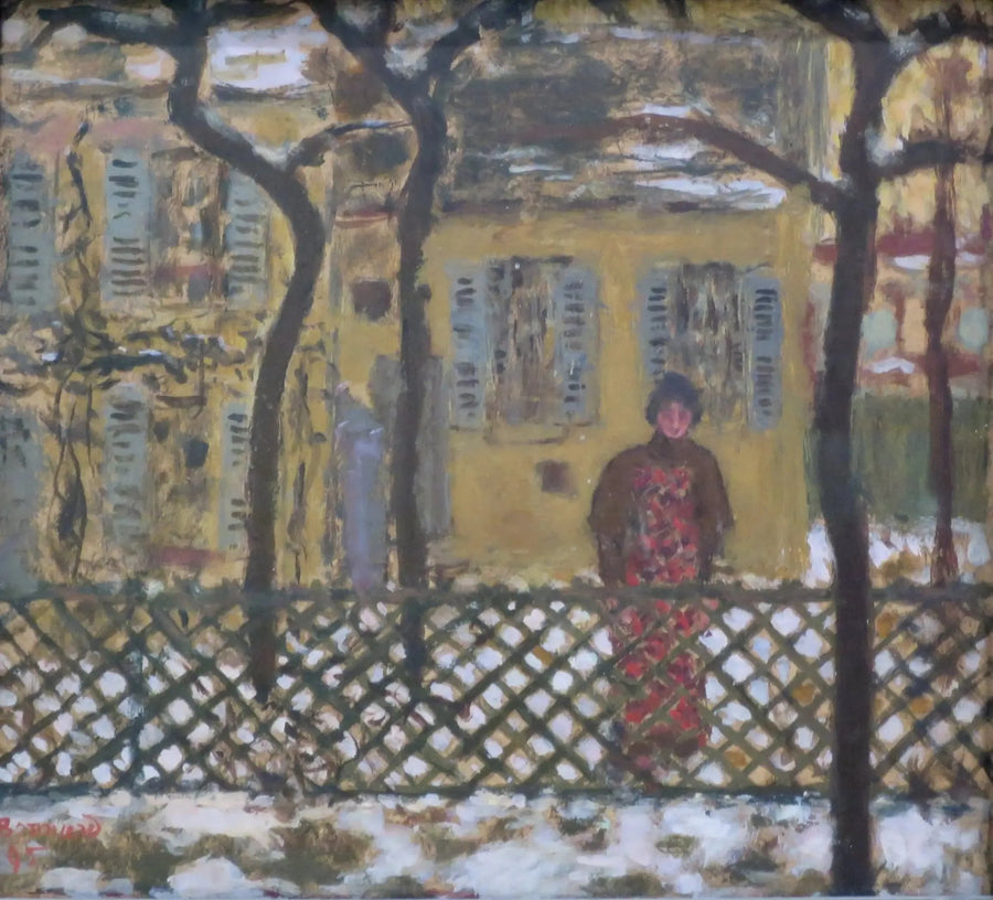 Hinter dem Zaun - Pierre Bonnard