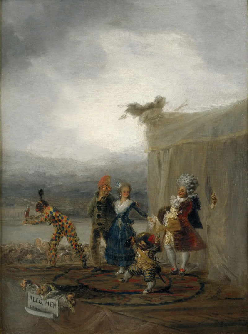 Wandernde Komiker - Francisco de Goya