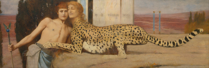 Zärtlichkeiten - Fernand Khnopff