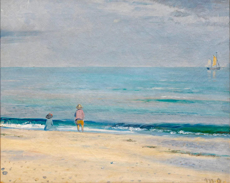 Kinder am Strand. – Michael Peter Ancher