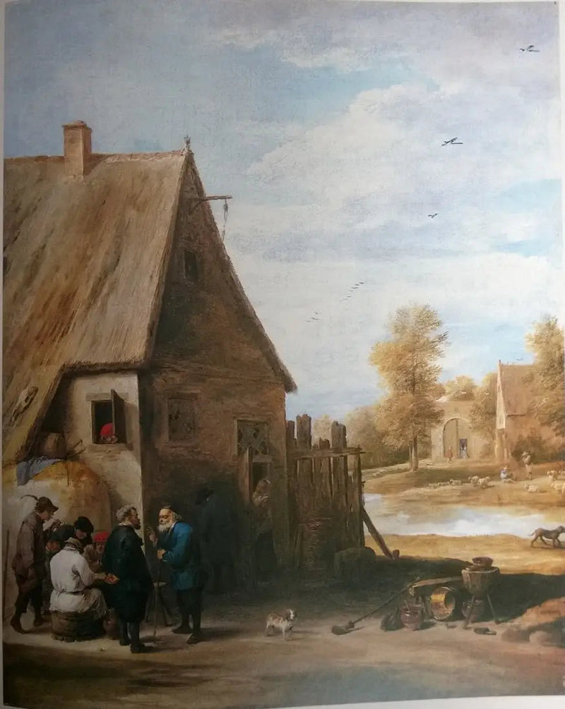 Bauern vor einer Herberge - David Teniers der Jüngere