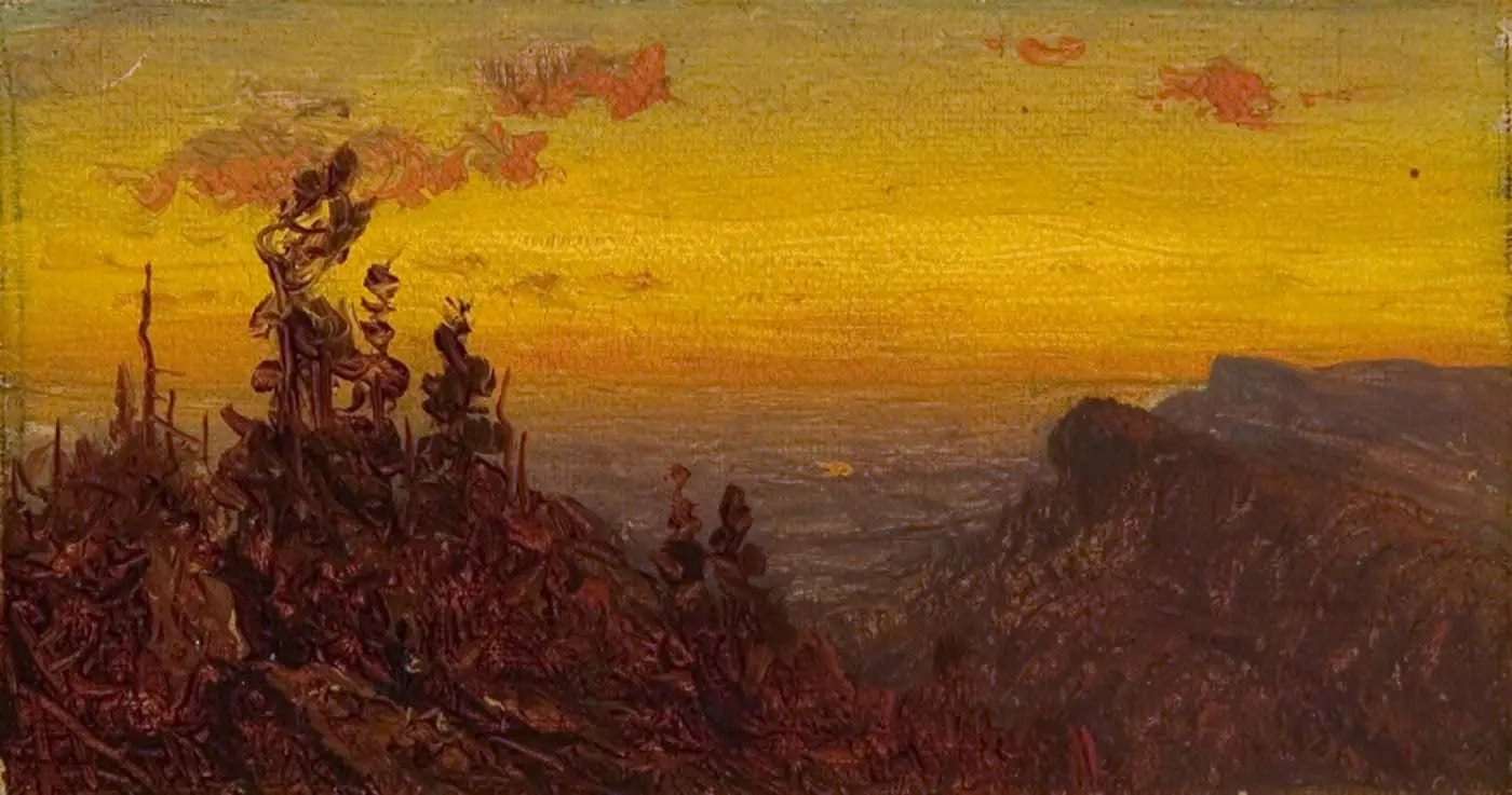 Des montagnes Shawangunk - Sanford Robinson Gifford image 1 reproduction réalisée par Alpha Reproduction