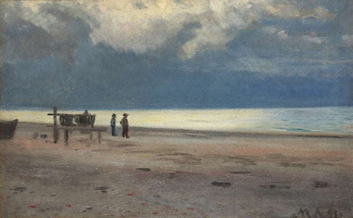 Fischer am Strand. – Michael Peter Ancher