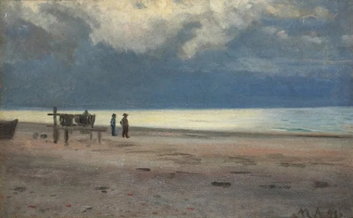 Fischer am Strand. – Michael Peter Ancher
