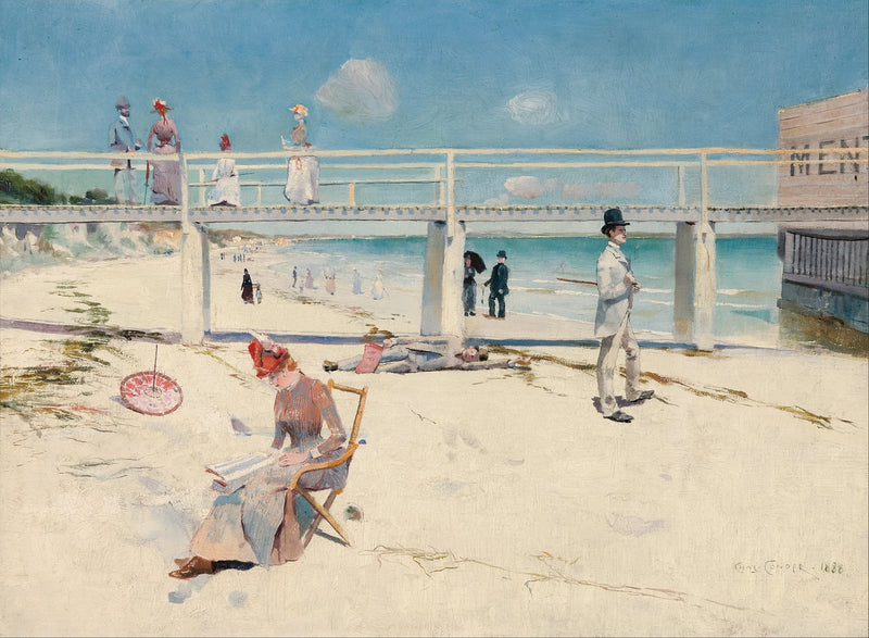 Urlaub in Menton - Charles Conder