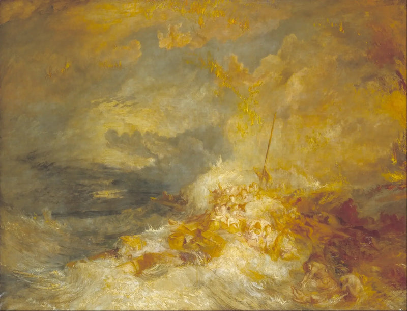 Katastrophe auf See - J. M. W. Turner