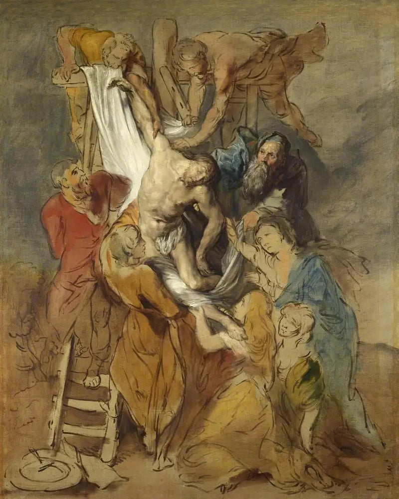 Kreuzabnahme (nach Peter Paul Rubens) - Thomas Gainsborough