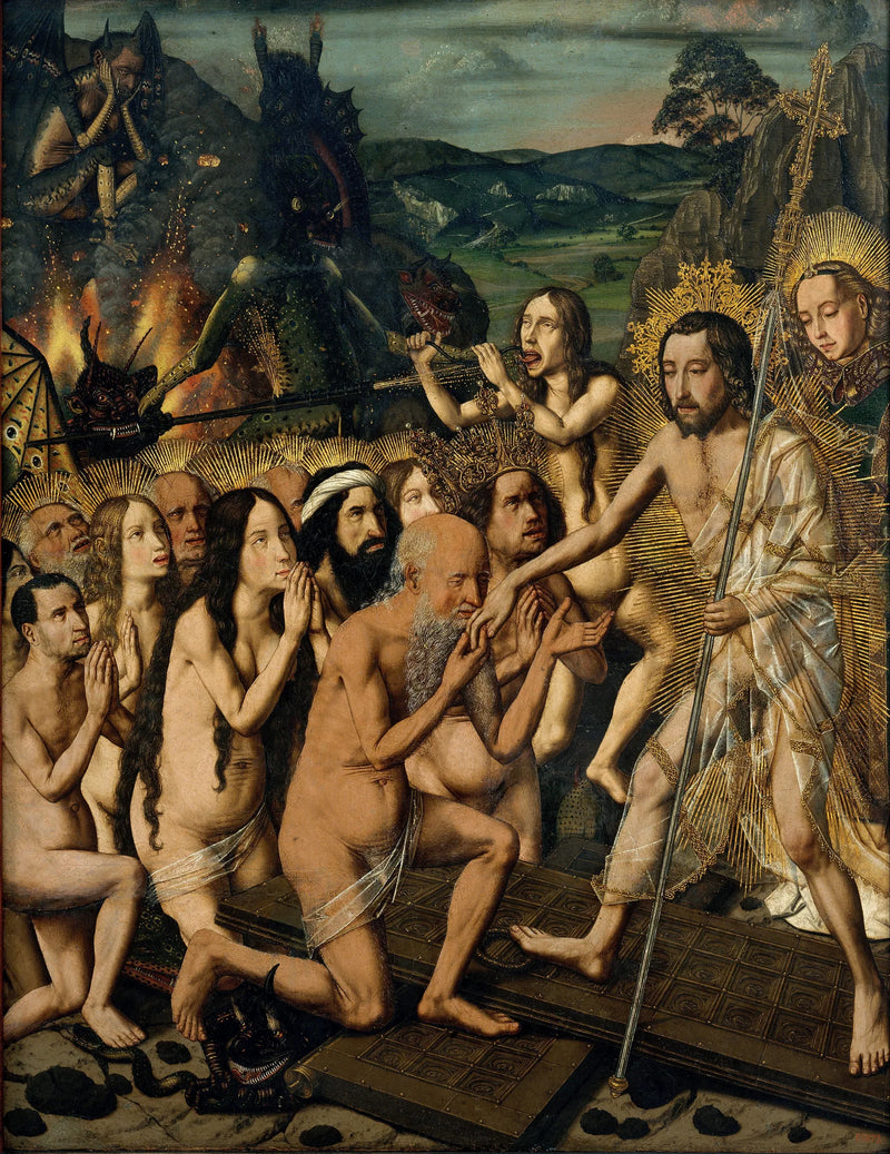 Herabstieg Christi in die Hölle - Bartolomé Bermejo