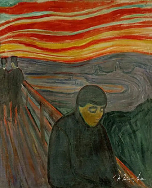 Désespoir de Edvard Munch - Reproductions de tableaux et peintures haut de gamme