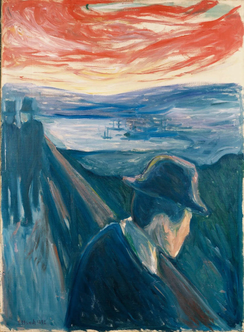 Verzweiflung - Edvard Munch