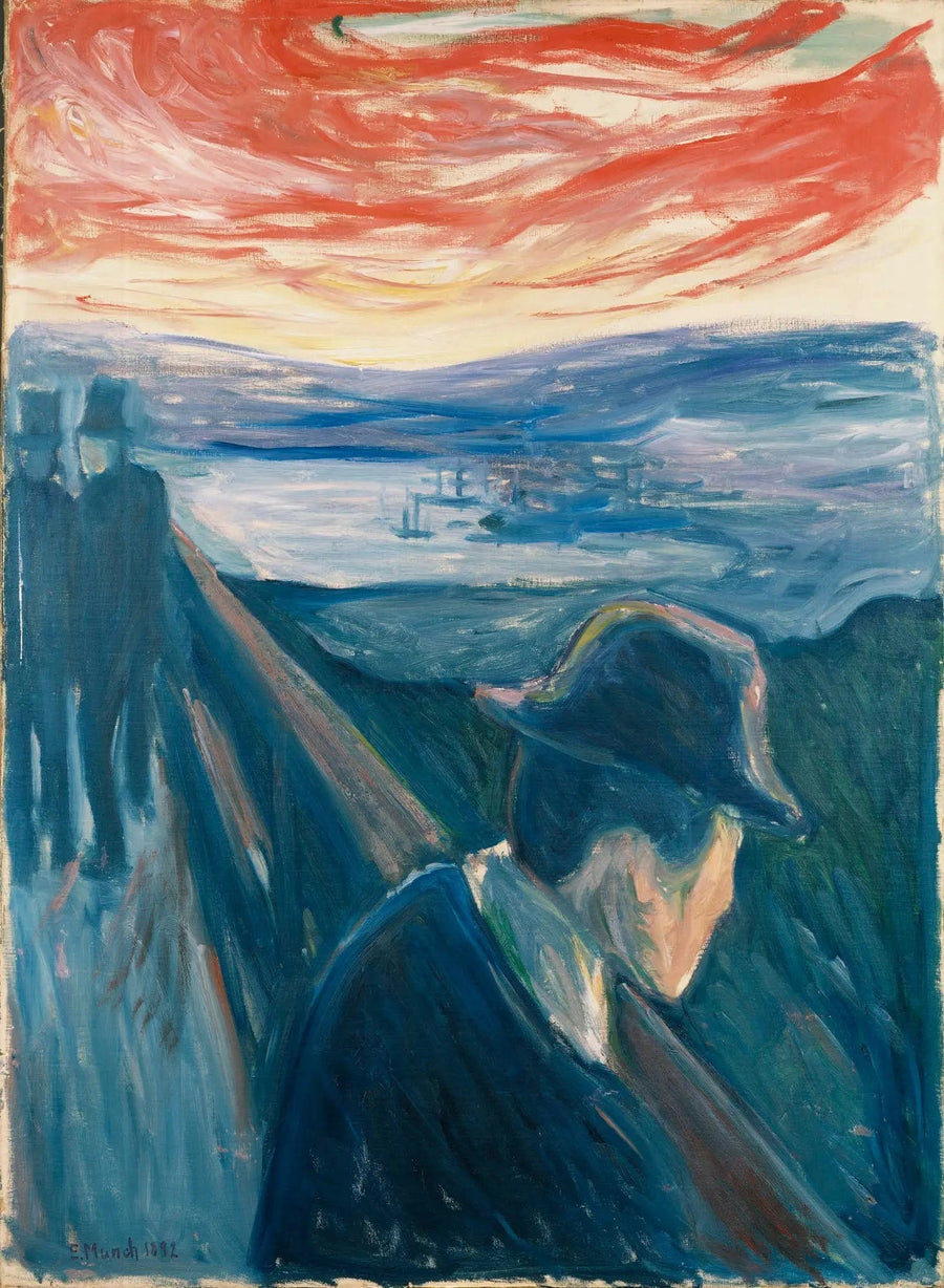 Verzweiflung - Edvard Munch
