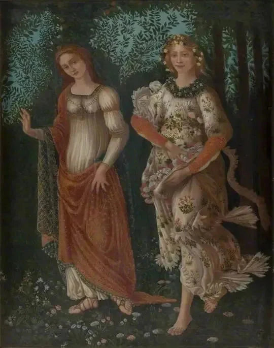 Detail des „Frühlings“ von Botticelli - Sandro Botticelli