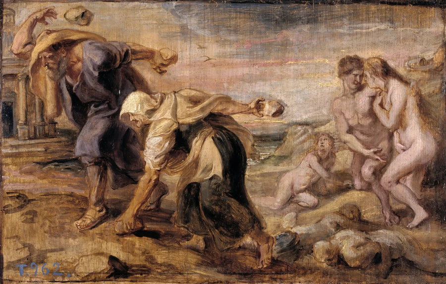 Deucalion und Pyrrha - Peter Paul Rubens