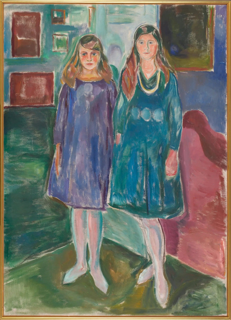 Zwei Jugendliche - Edvard Munch