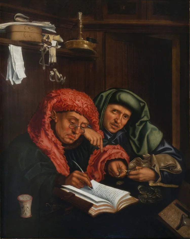 Zwei Zollbeamte - Marinus van Reymerswale