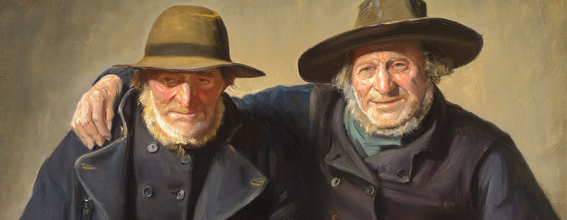 Zwei Freunde. – Michael Peter Ancher