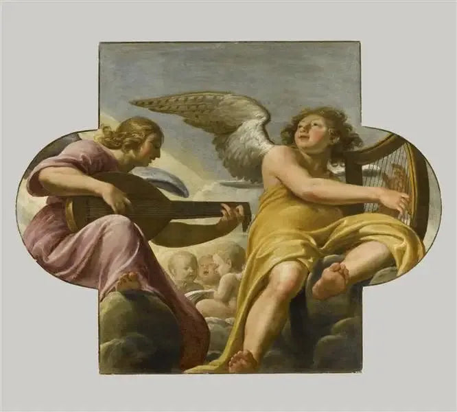 Zwei Musikerengel - Philippe de Champaigne
