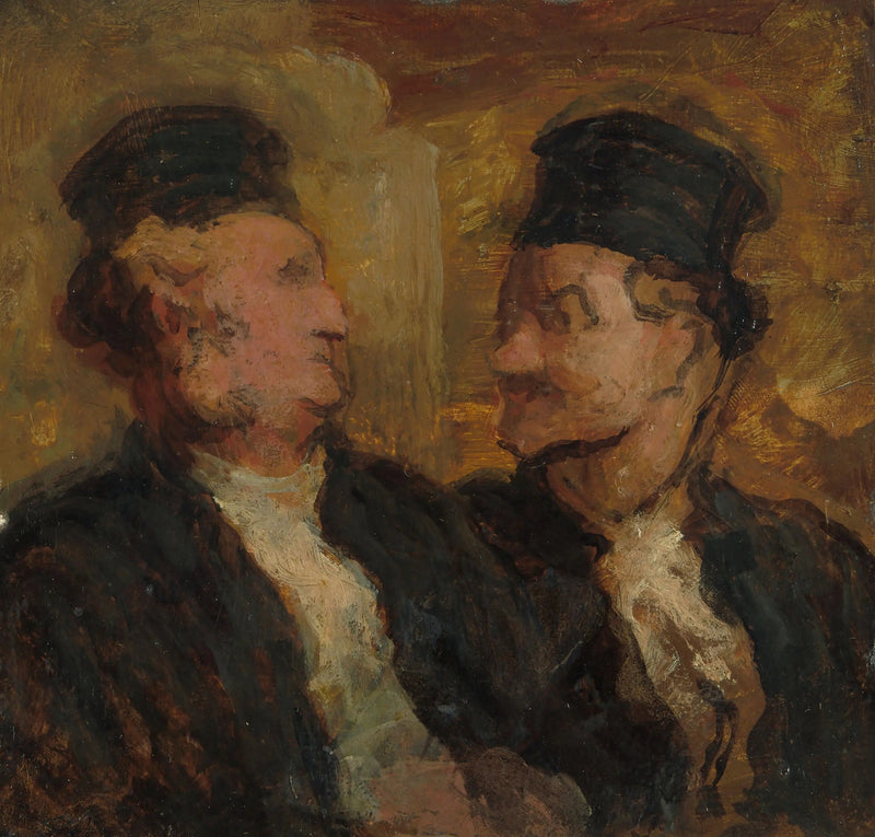 Zwei Anwälte - Honoré Daumier