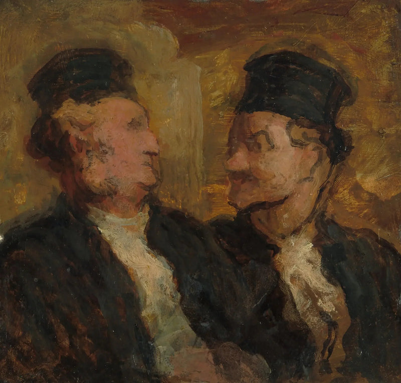 Zwei Anwälte - Honoré Daumier