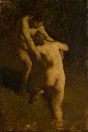 Zwei Badende - Jean-François Millet