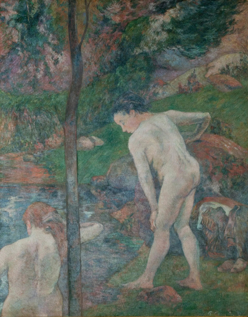 Zwei Badende - Paul Gauguin