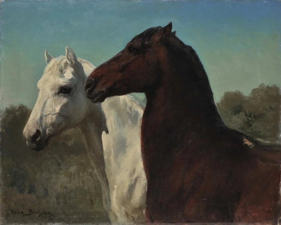 Zwei Pferde - Rosa Bonheur