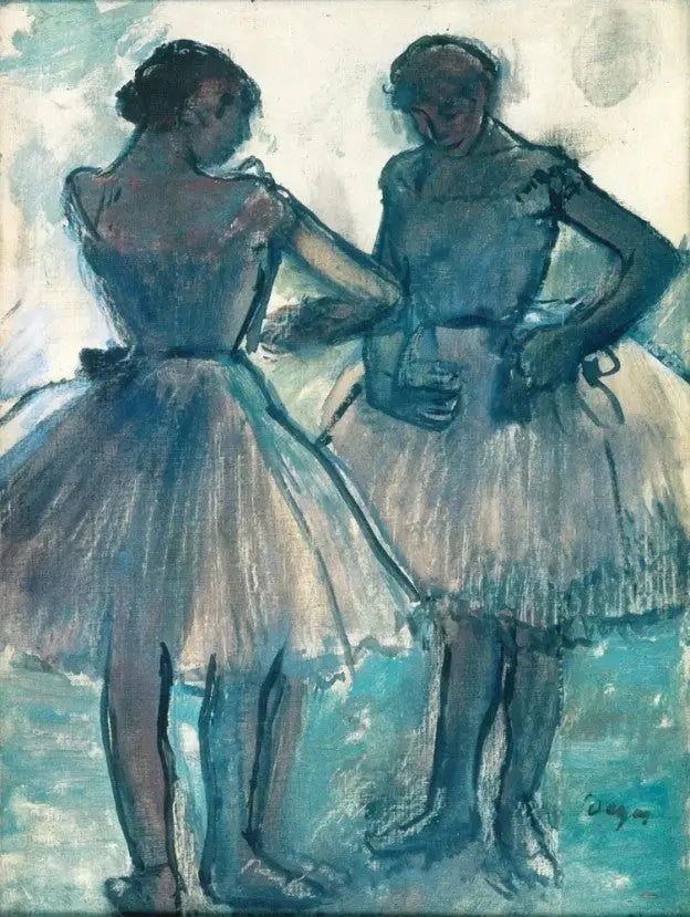 Zwei Tänzerinnen - Edgar Degas