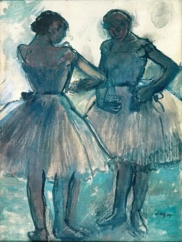 Deux Danseuses - Edgar Degas image 1 reproduction artisanale de tableau