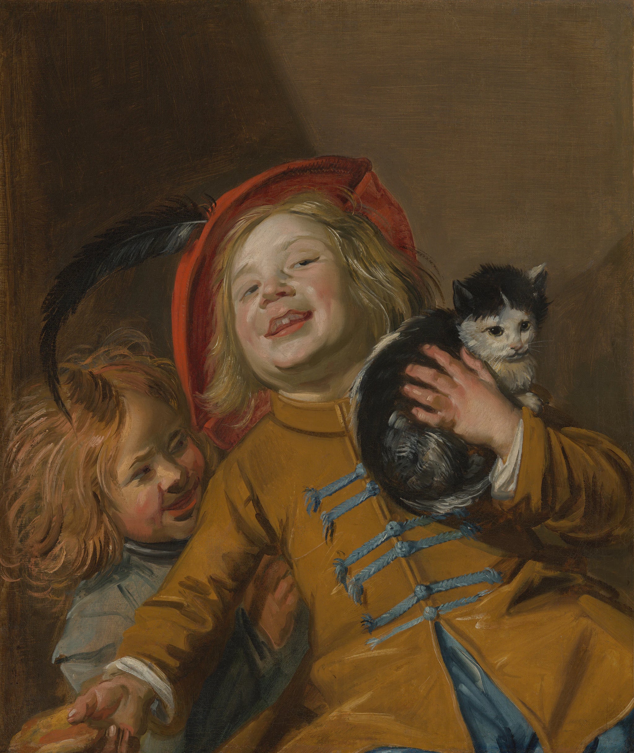 Deux enfants avec un chat - Judith Leyster