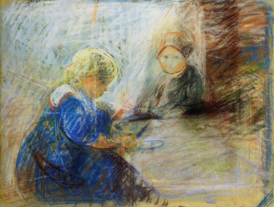 Zwei Kinder - Edvard Munch