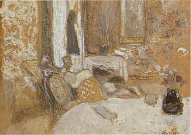 Zwei Frauen in einem Salon - Édouard Vuillard