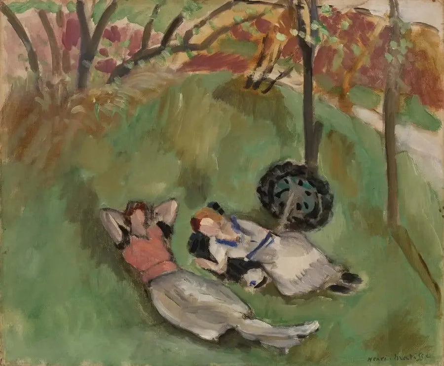 Zwei Frauen liegend - Henri Matisse