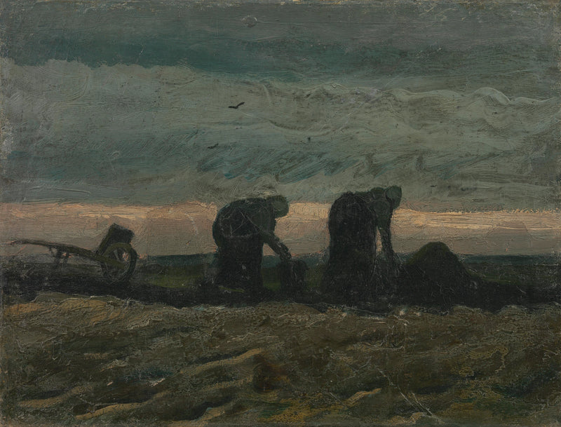Frauen auf dem Torfmoor - Vincent van Gogh