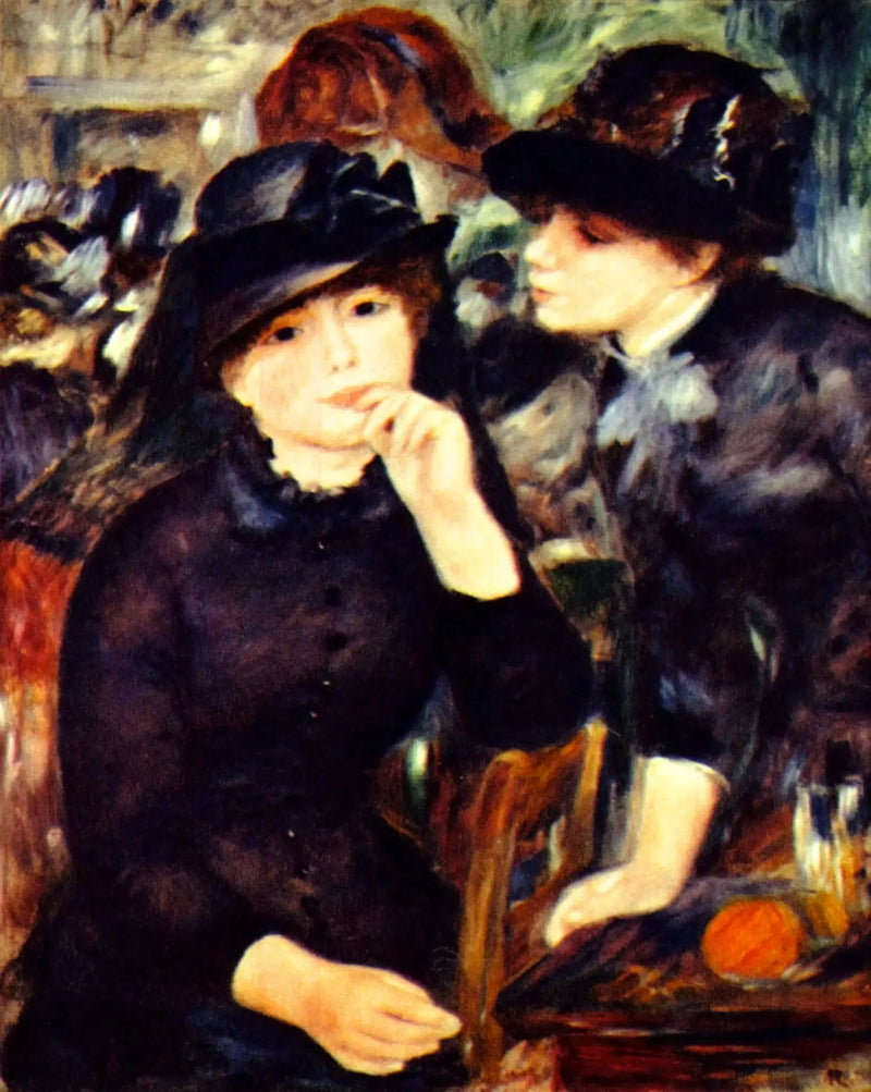 Zwei Mädchen in Schwarz - Pierre-Auguste Renoir