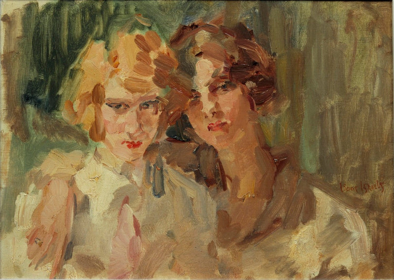 Zwei Mädchen - Isaac Israel