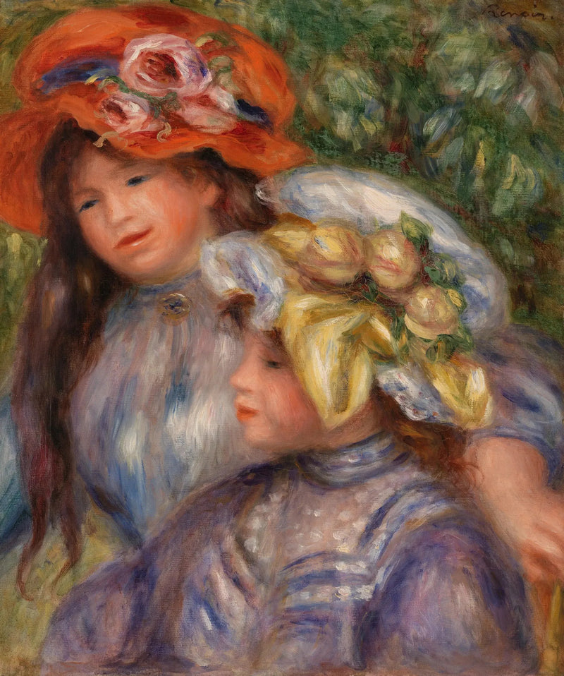 Zwei Mädchen - Pierre-Auguste Renoir
