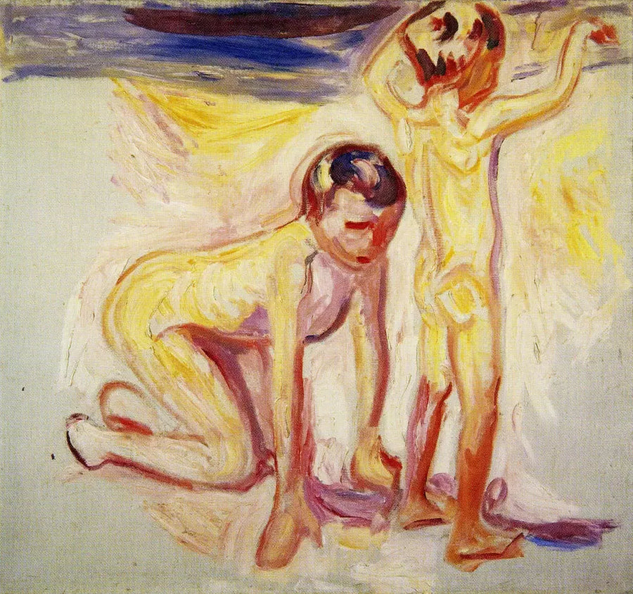 Zwei Jungen am Strand - Edvard Munch