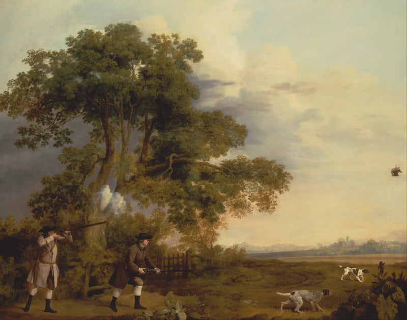 Zwei Herren beim Ziehen - George Stubbs