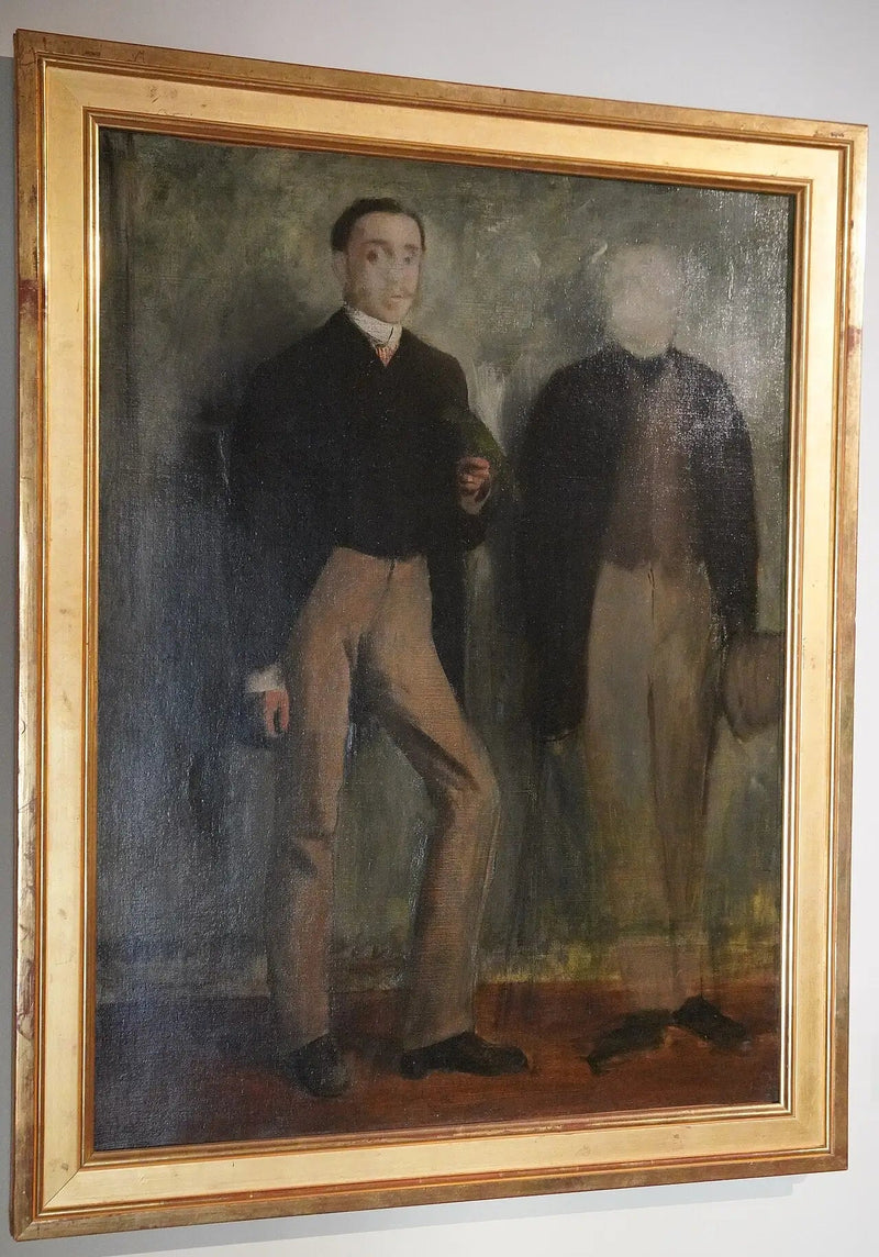 Zwei Männer zu Fuß - Edgar Degas