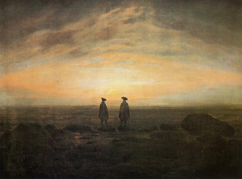Zwei Männer am Meer - Caspar David Friedrich