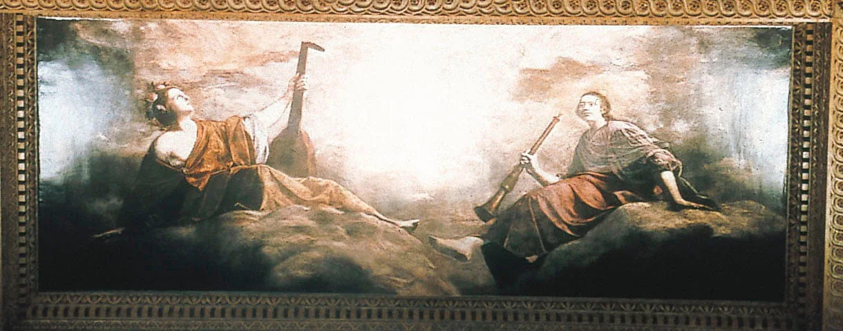 Deux Muses - Orazio Gentileschi image 1 reproduction réalisée par Alpha Reproduction