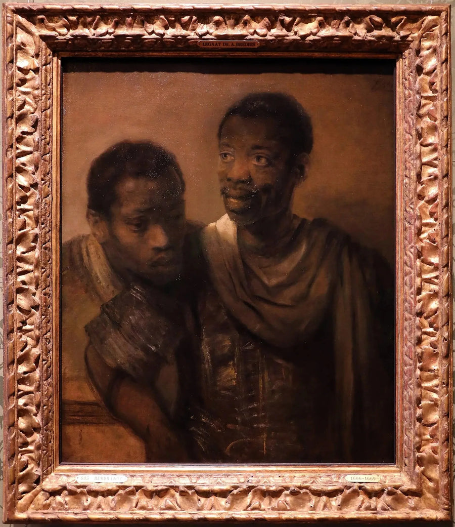 Zwei Schwarze - Rembrandt