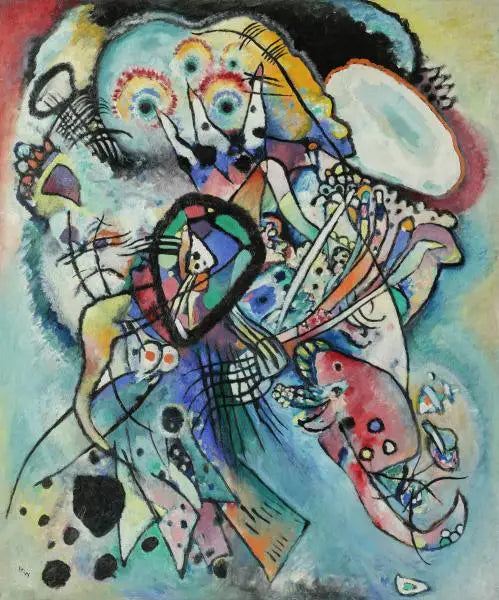 Zwei Ovale - Vassily Kandinsky
