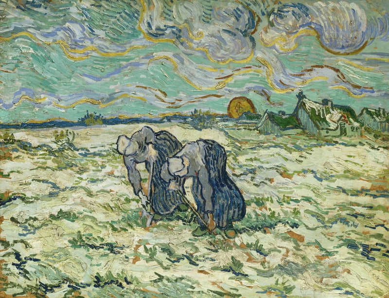 Zwei Bäuerinnen - Vincent van Gogh