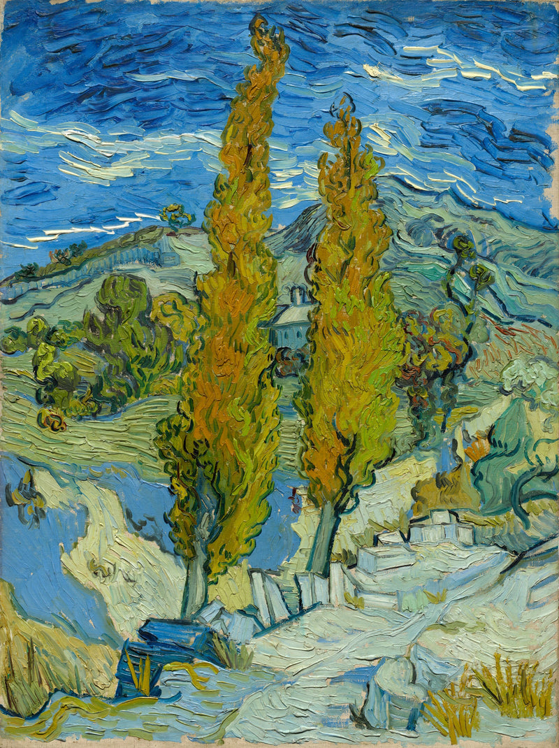 Pappeln in Saint-Rémy - Vincent van Gogh