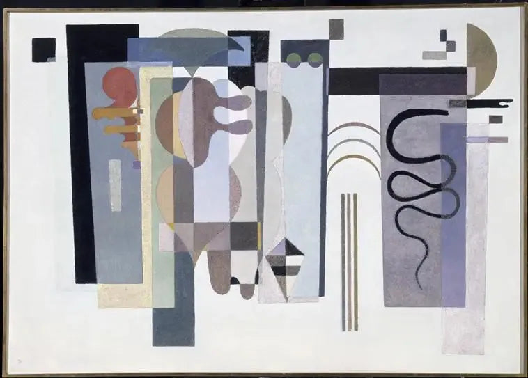 Zwei grüne Punkte - Vassily Kandinsky